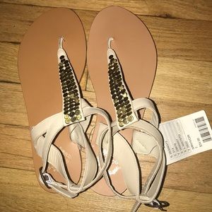 Excote Ivory Sandals size 7